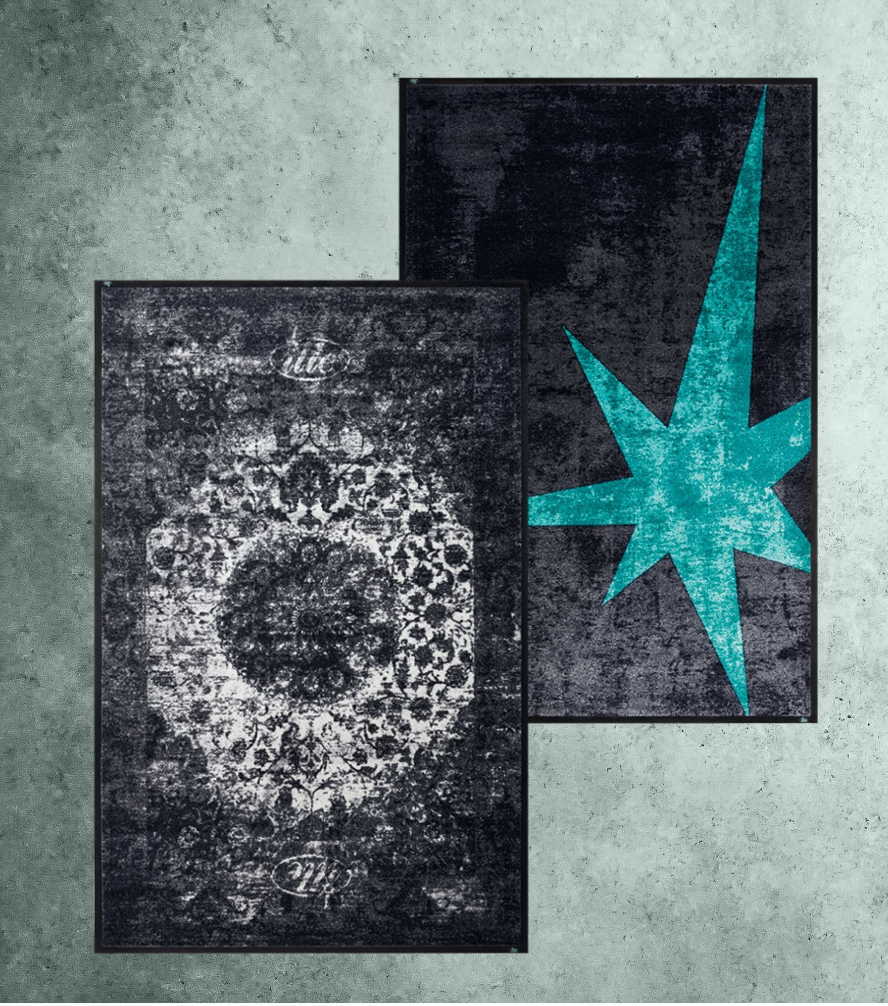 Zwei Dirty Harry's auf Hintergrund