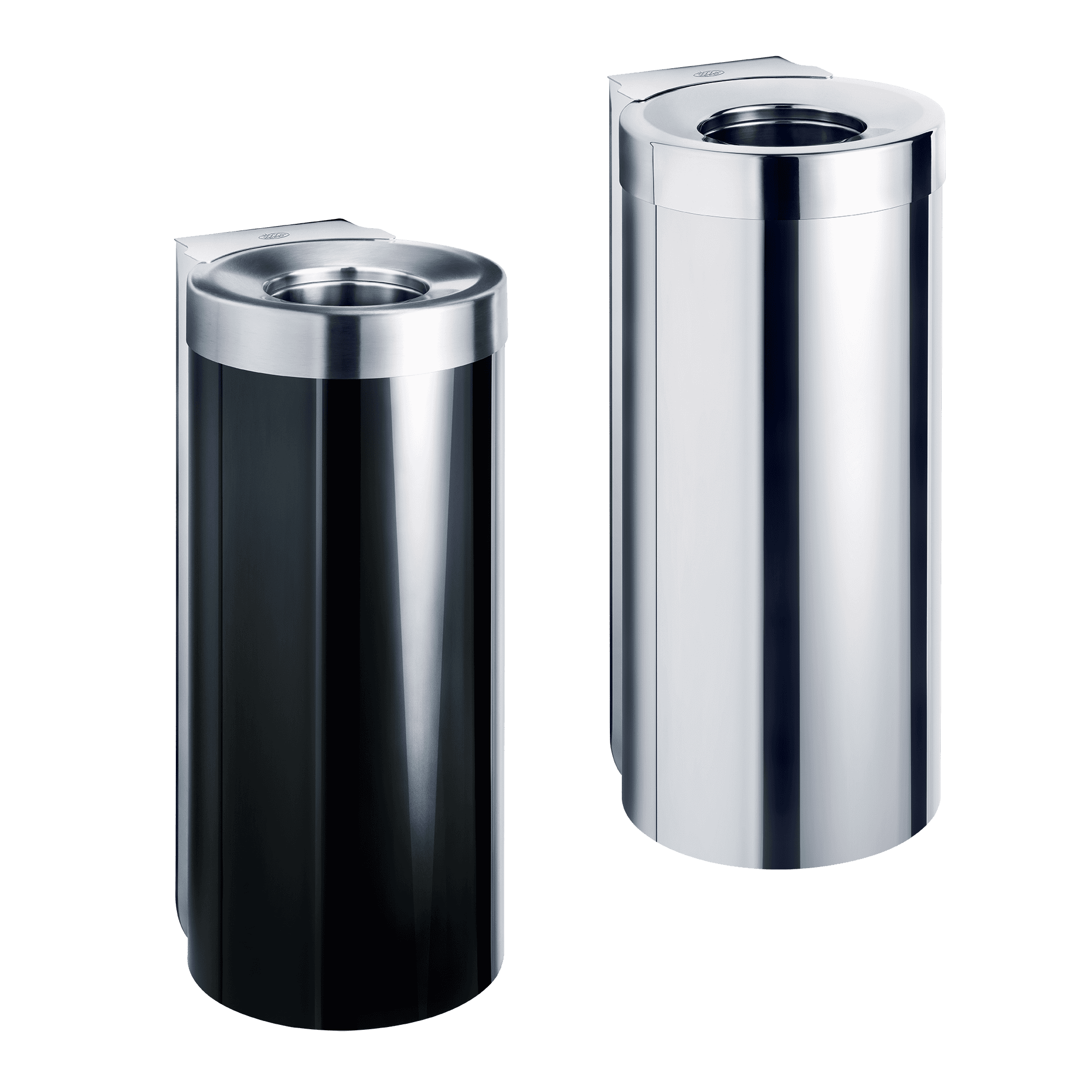 Paper Max in schwarz und chrom