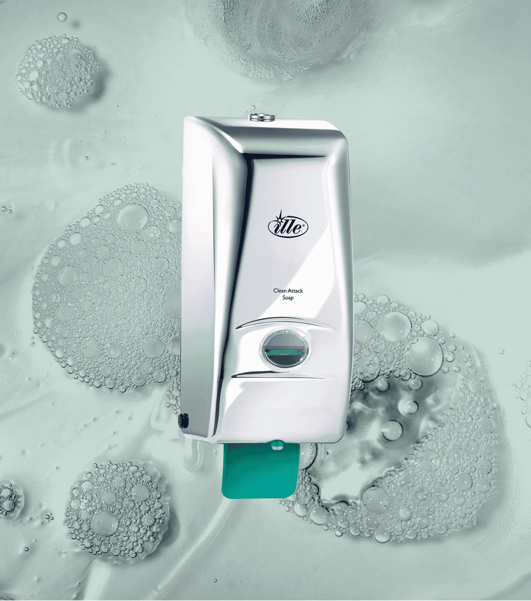 Clean Attack Soap mechanisch auf Hintergrund