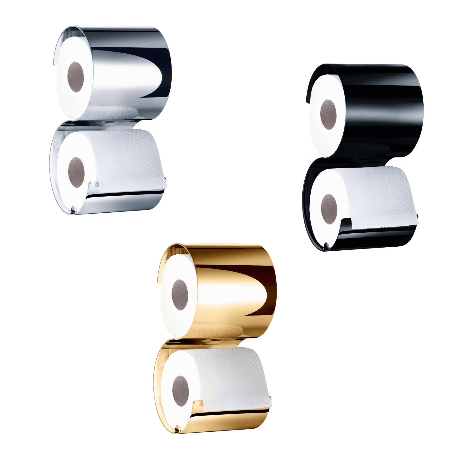 Wave Willy in chrom, gold und schwarz