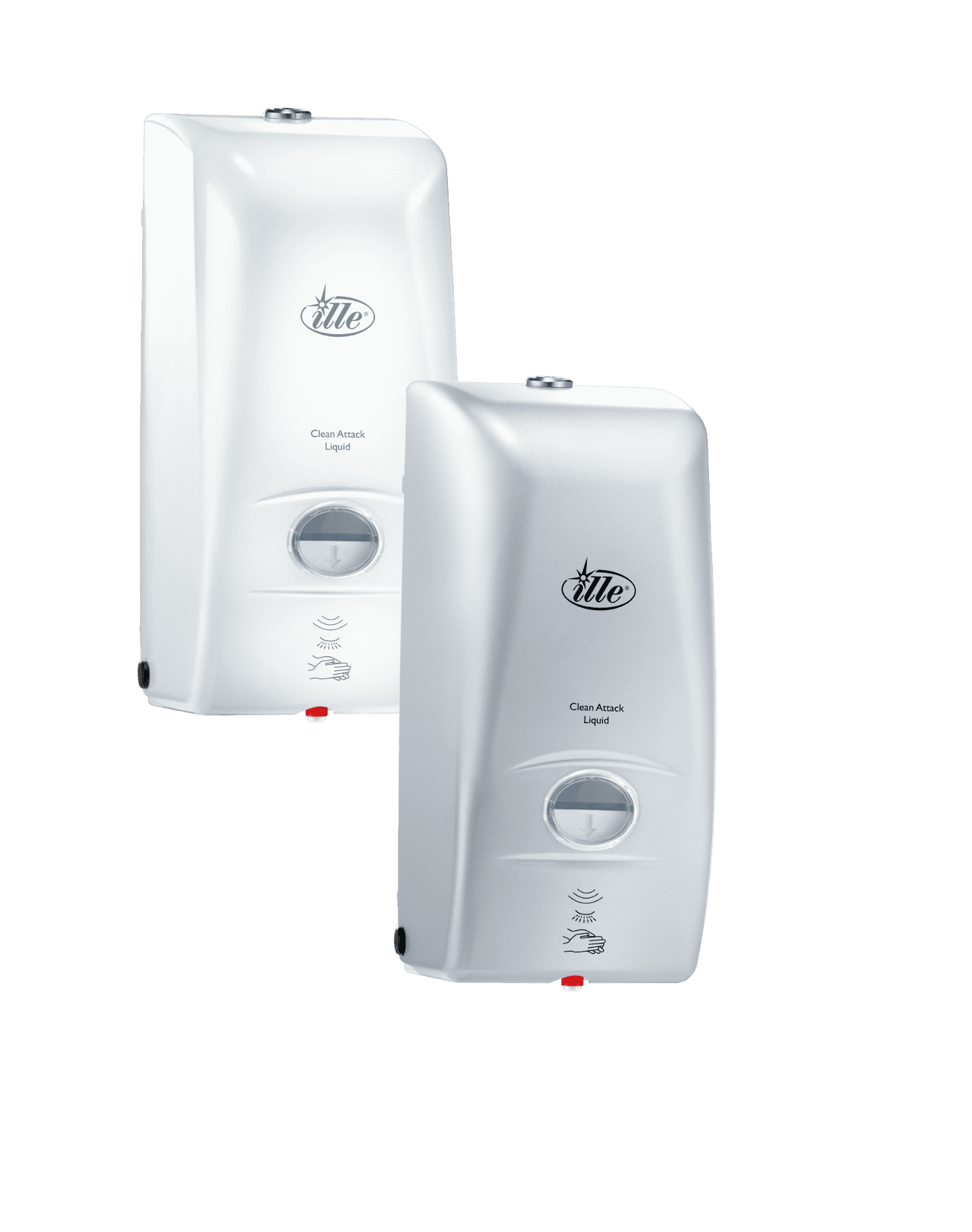 Clean Attack in white and stainless steel look