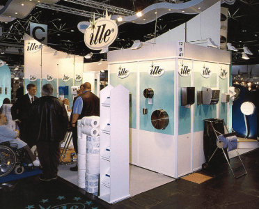 Der Ille Messestand auf der Hogatec 2001