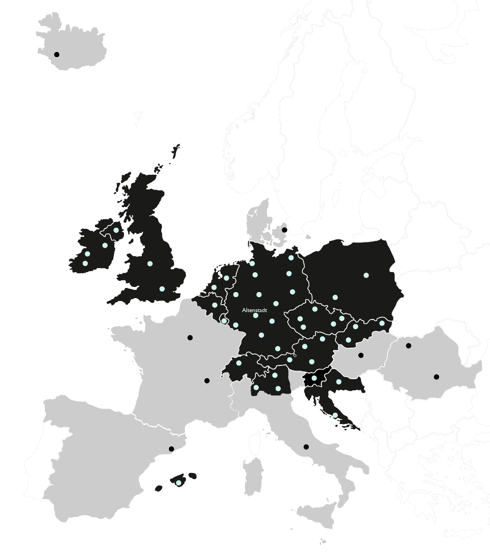 A map with the branches of Ille