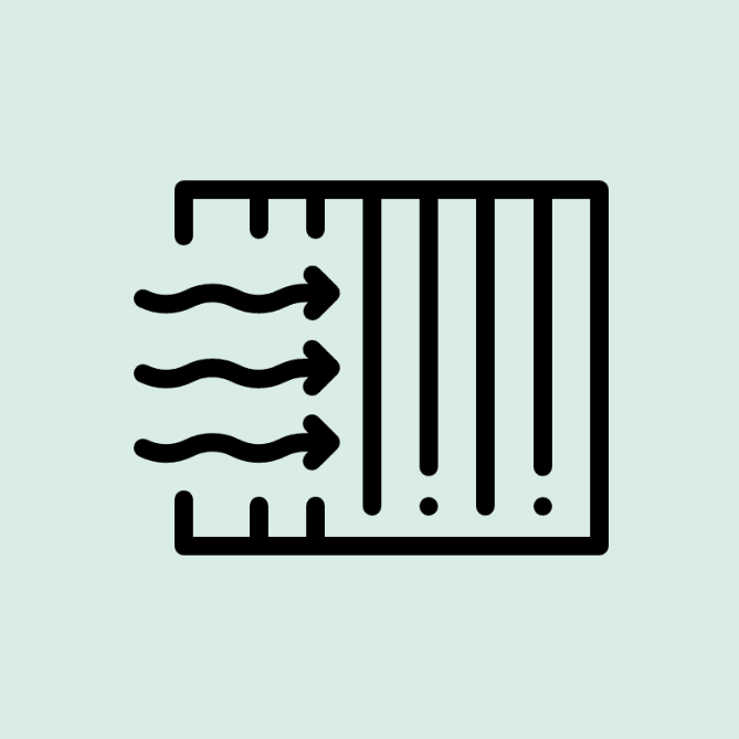 HEPA Luftfilter Icon