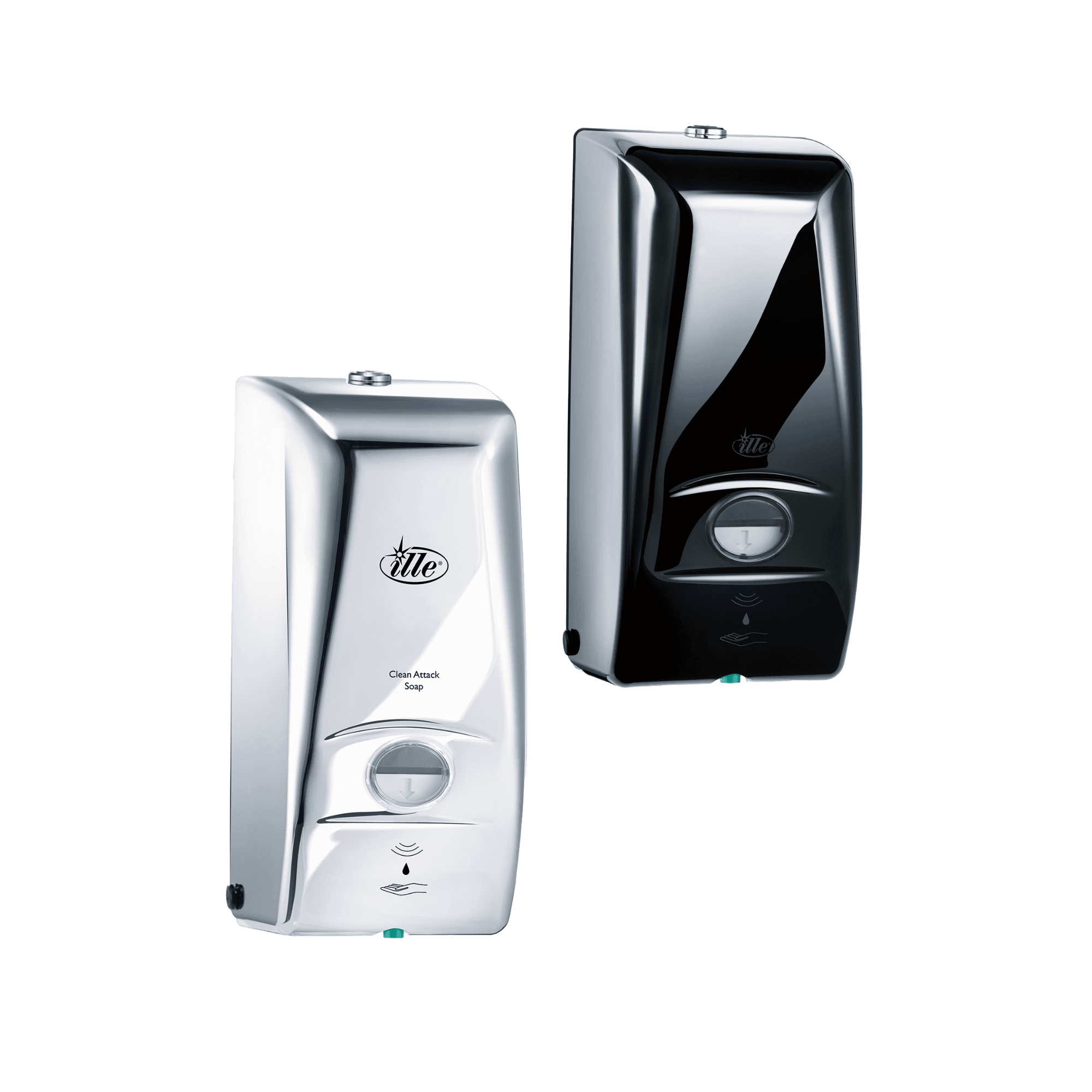 Clean Attack sapun za pranje u kromu i crnoj boji