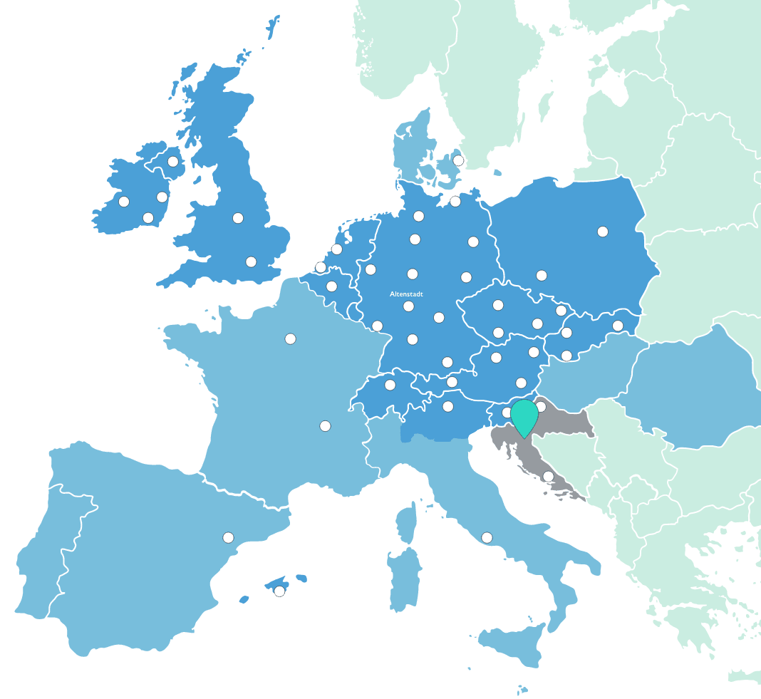 Karta Illeovih podružnica