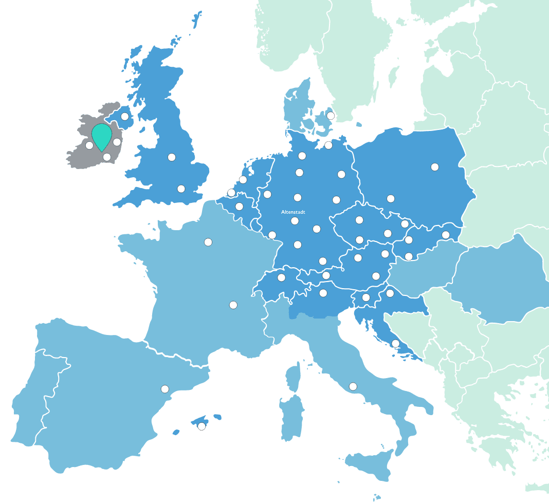 A map with the branches of Ille