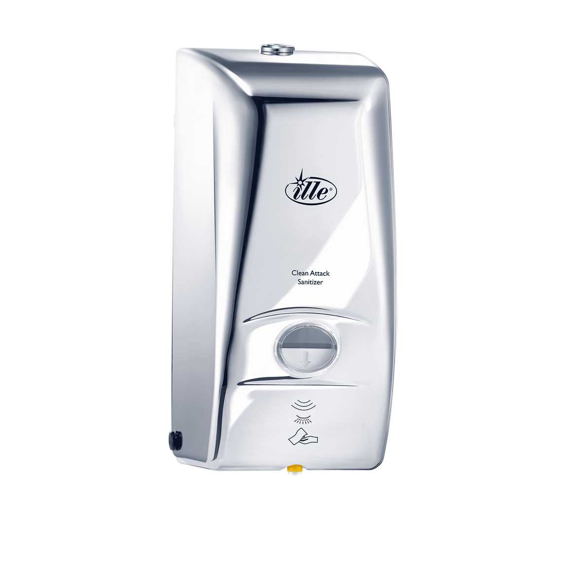 Clean Attack Sanitizer chrome with background