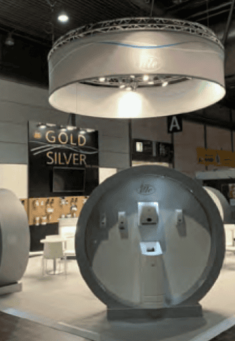 Tentoonstelling van Ille op een beurs