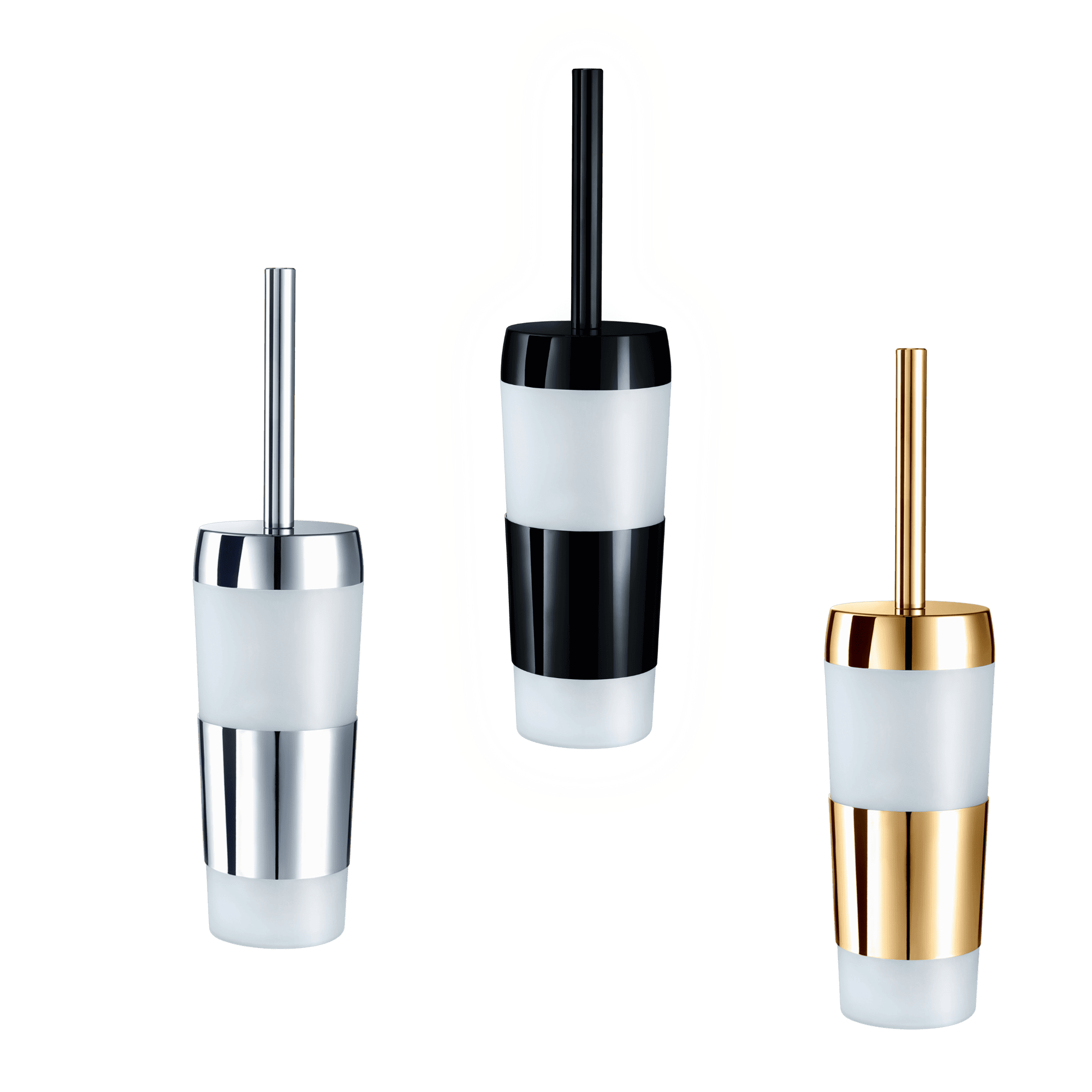 Prima Diva in goud, chroom en zwart
